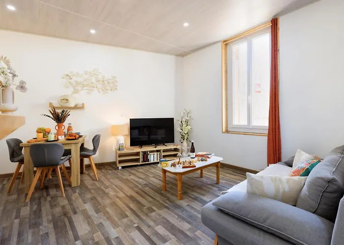 Kavi-t3 Cozy - Medieval 4 Min - Air-conditioning-parking Apartment